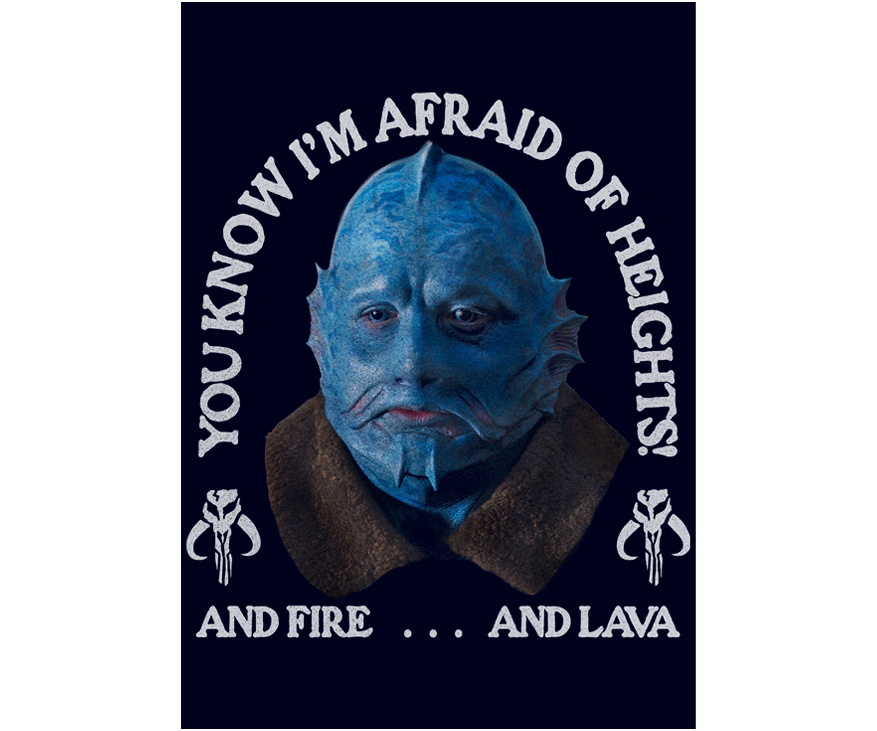 Star Wars The Mandalorian Fire Lava Heights T-Shirt
