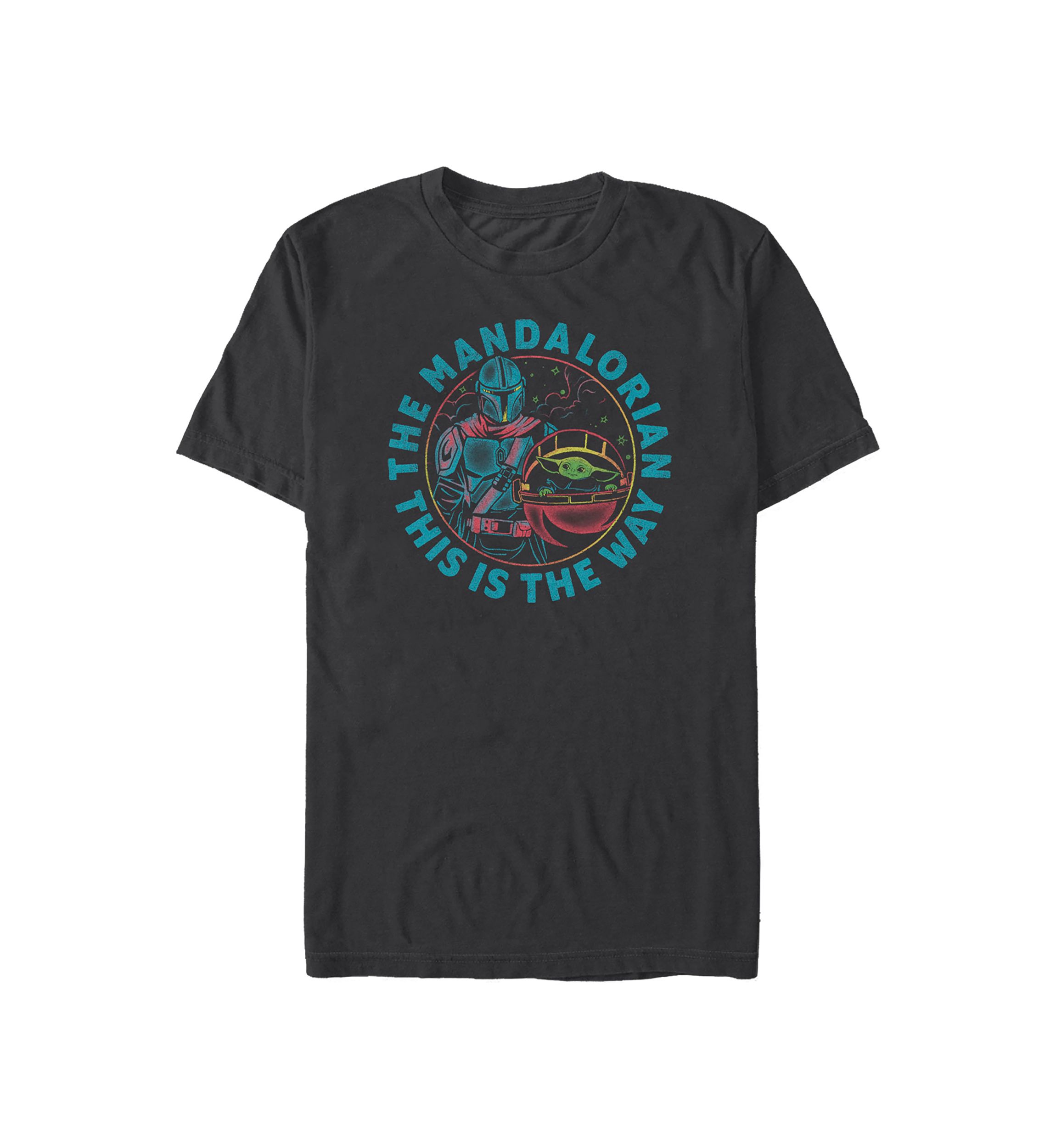 Star Wars® The Mandalorian Rainbow Mando Graphic T-Shirt