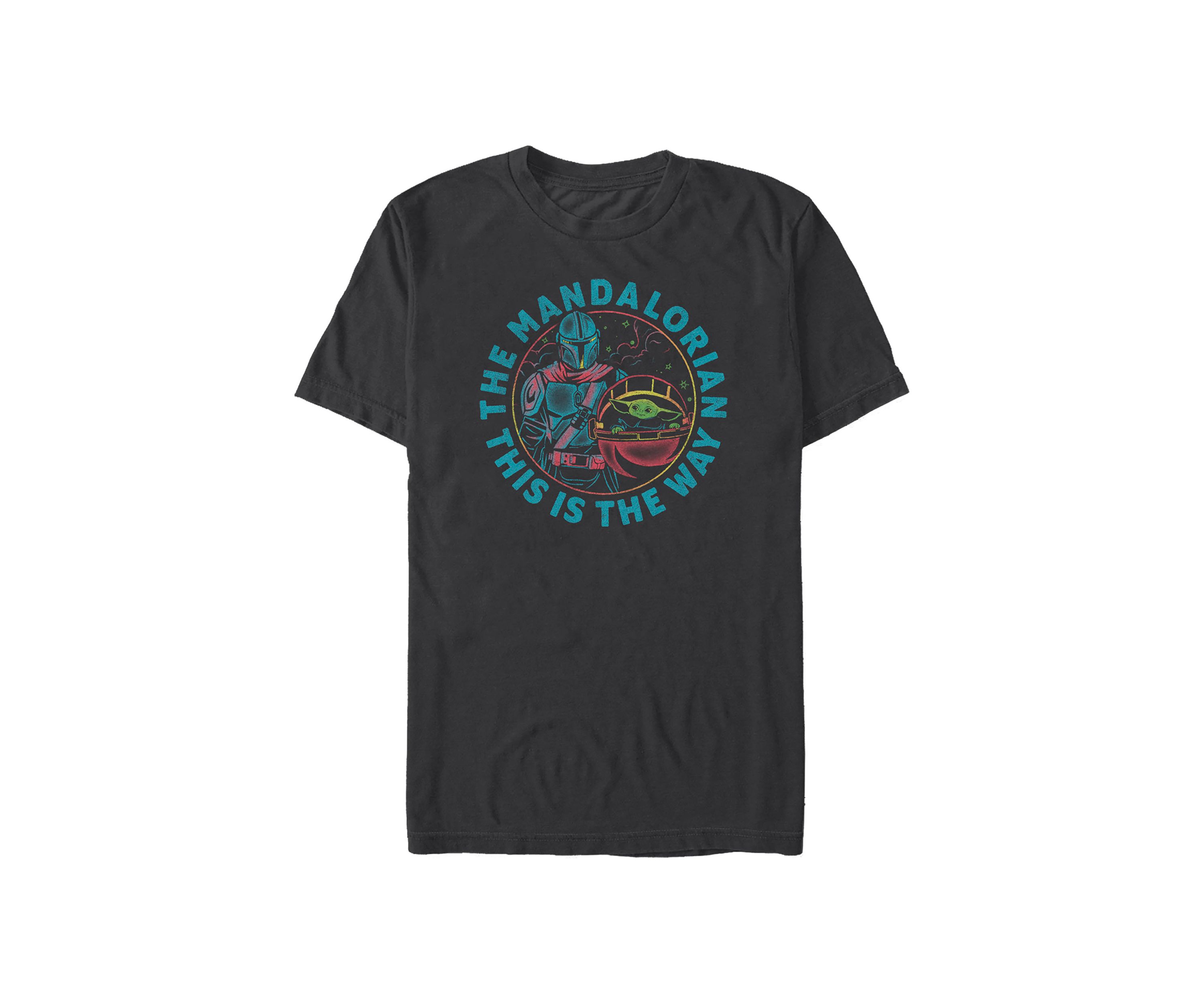 Star Wars® The Mandalorian Rainbow Mando Graphic T-Shirt