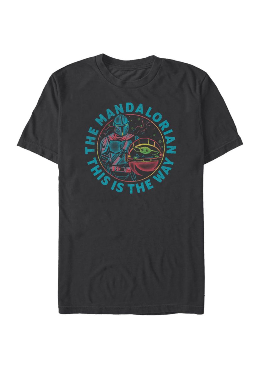 Star Wars® The Mandalorian Rainbow Mando Graphic T-Shirt
