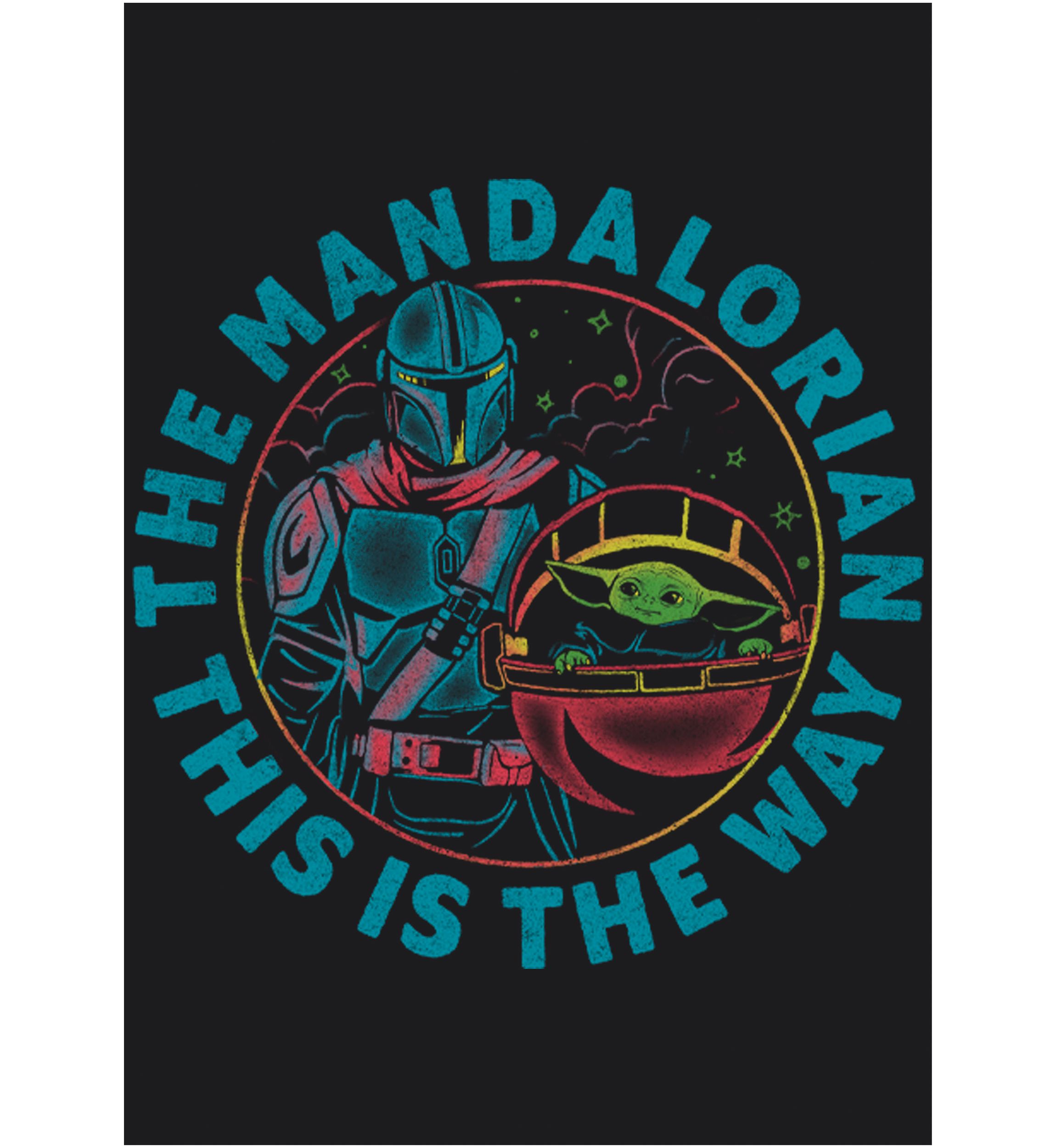 Star Wars® The Mandalorian Rainbow Mando Graphic T-Shirt