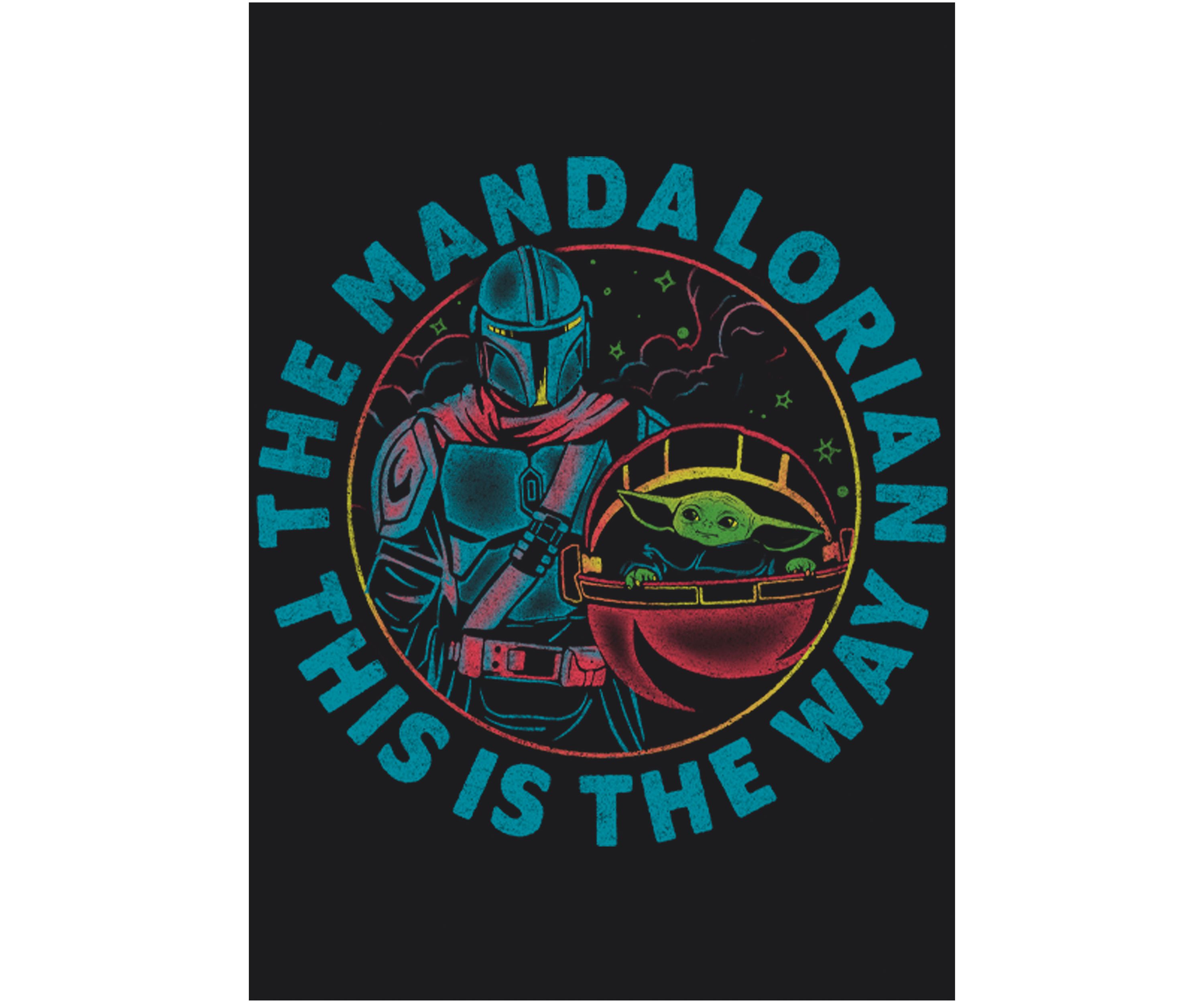 Star Wars® The Mandalorian Rainbow Mando Graphic T-Shirt