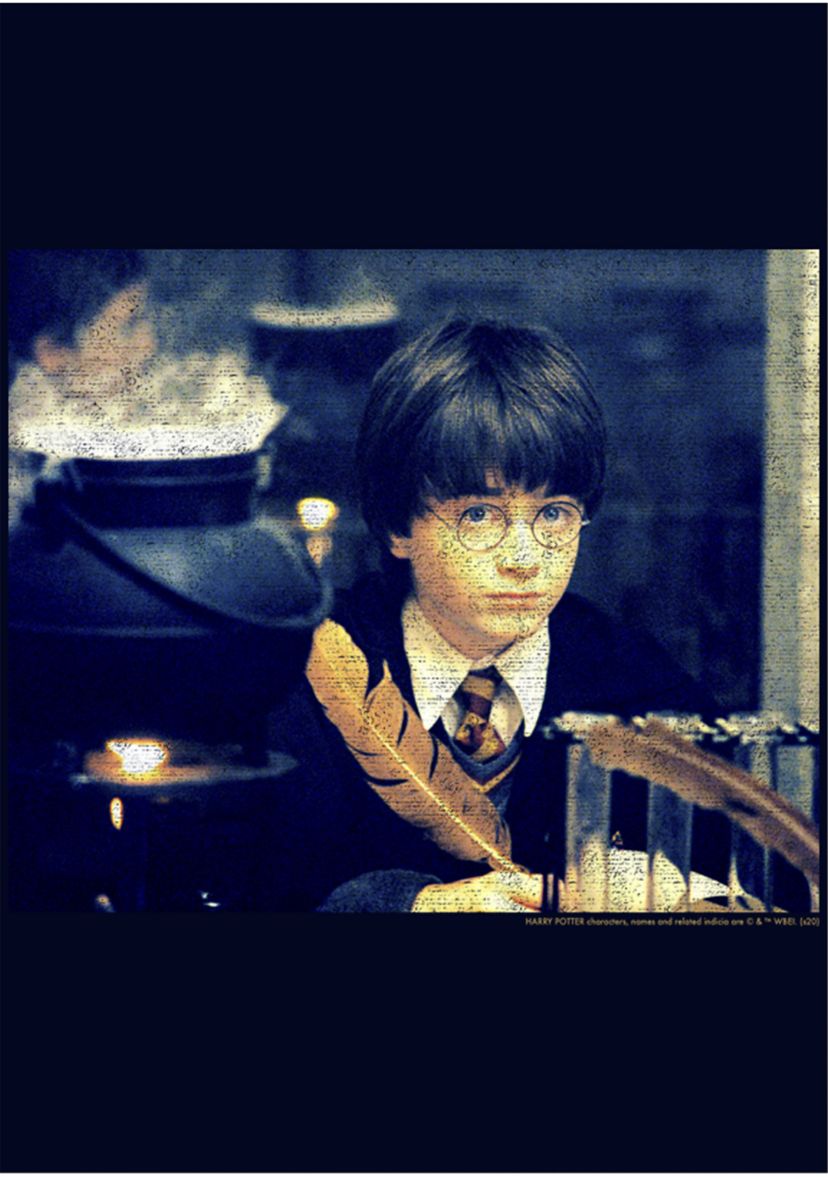 Harry Potter Young Harry Writes Graphic T-Shirt