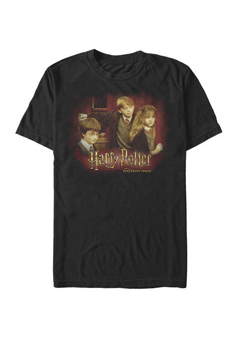 Harry Potter Train Station Trio Graphic T-Shirt