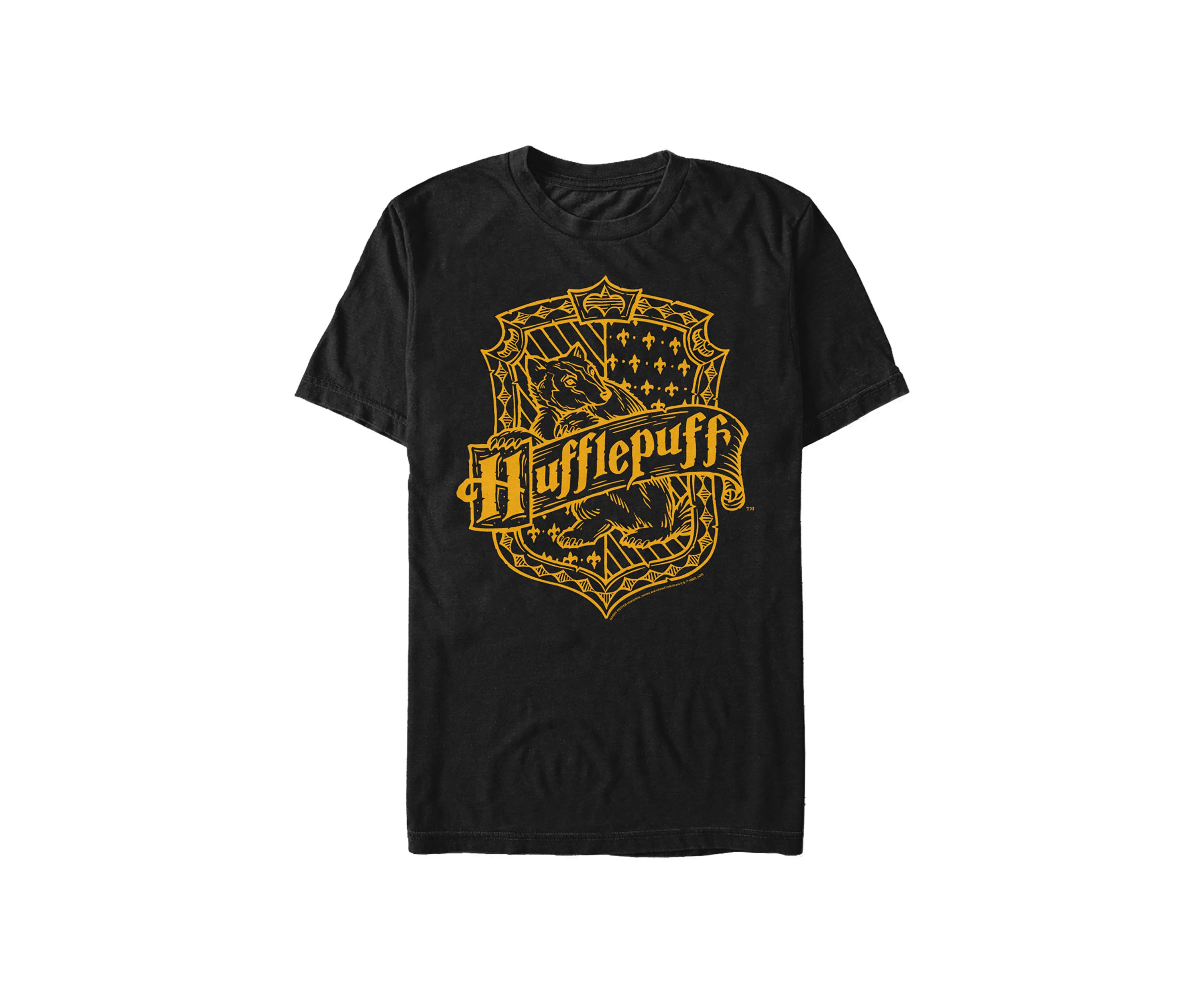 Harry Potter Hufflepuff Crest Graphic T-Shirt