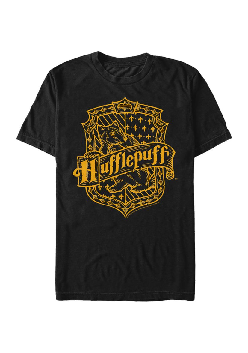 Harry Potter Hufflepuff Crest Graphic T-Shirt