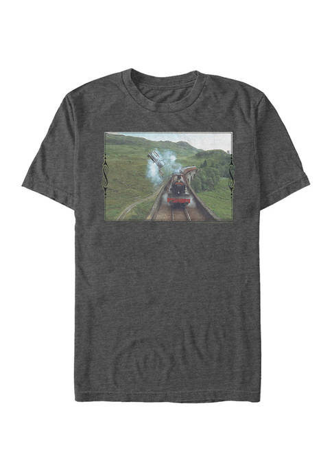  Harry Potter Catching the Train Graphic T-Shirt