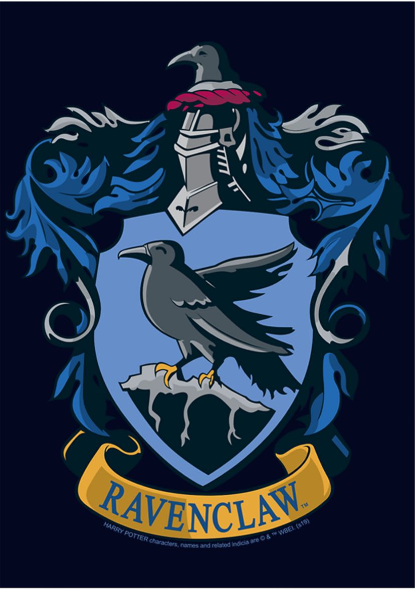 Harry Potter Ravenclaw House Crest Graphic T-Shirt