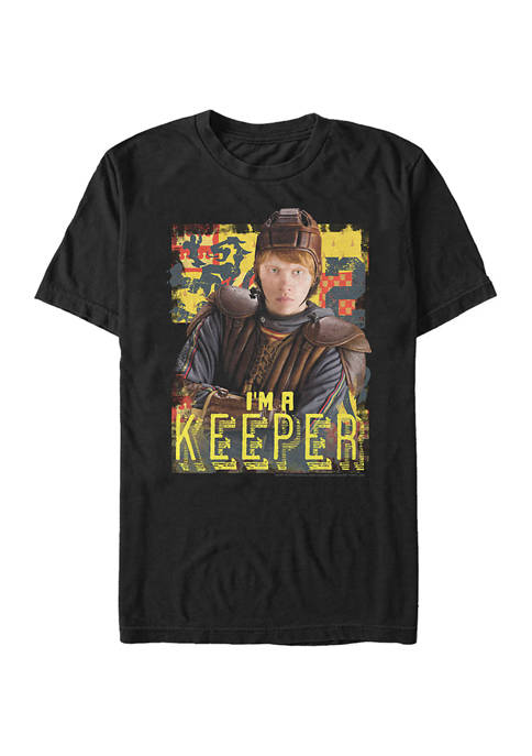  Harry Potter Keeper Ron Graphic T-Shirt