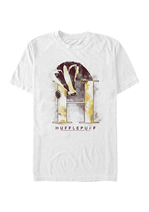 Harry Potter Hufflepuff Mystic Wash Graphic T-Shirt