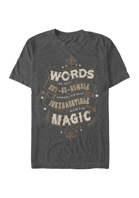 Harry Potter Humble Words Graphic T-Shirt