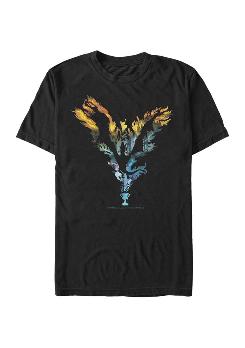 Harry Potter Dragon Silhouette Graphic T-Shirt
