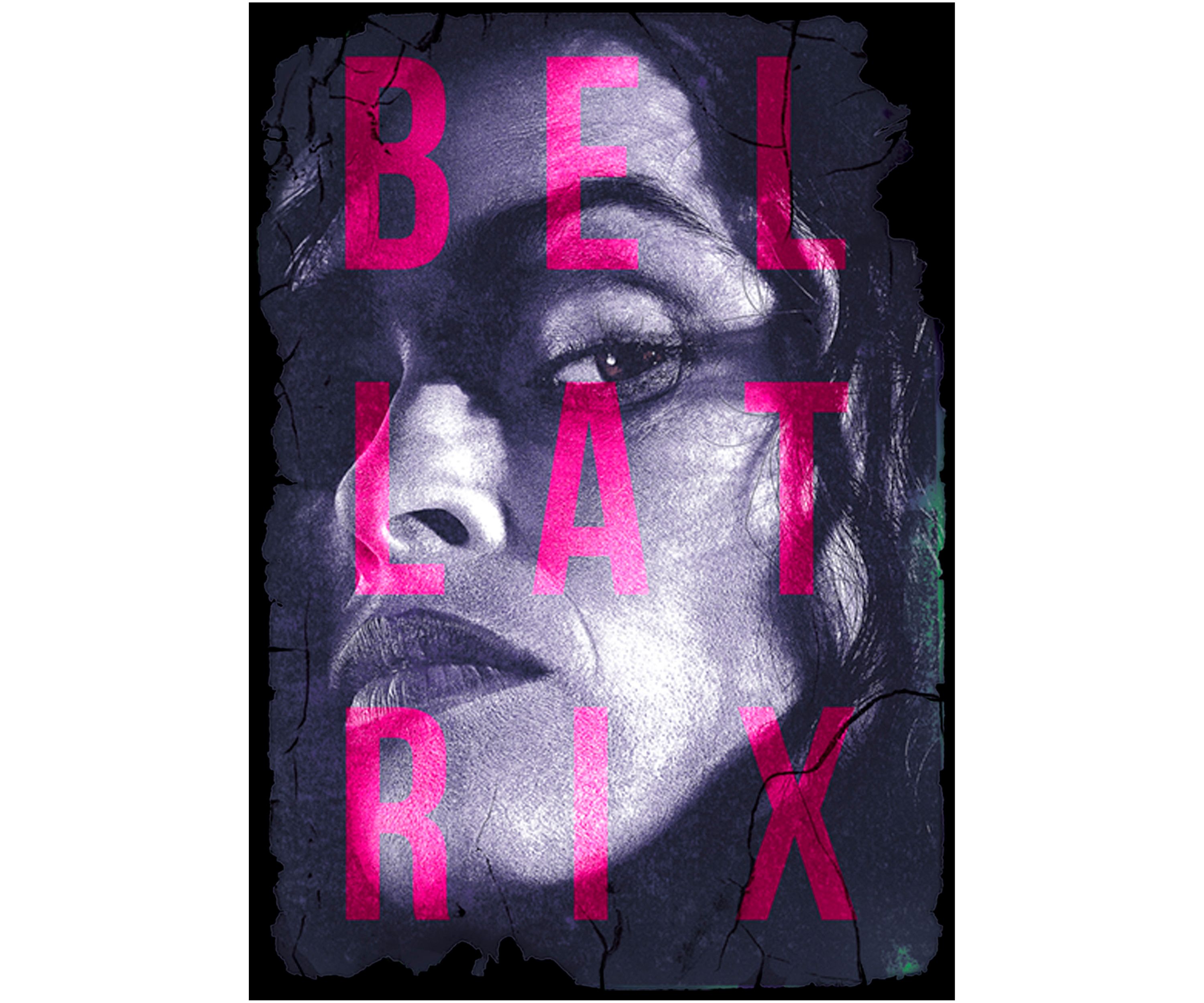  Harry Potter Bellatrix Overprint Graphic T-Shirt