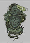 Harry Potter Slytherin House Crest Graphic T-Shirt