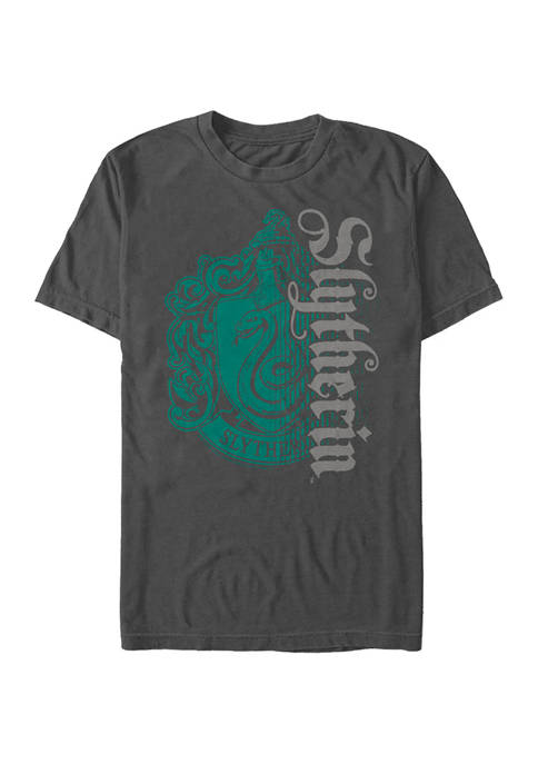  Harry Potter Green Crest Graphic T-Shirt