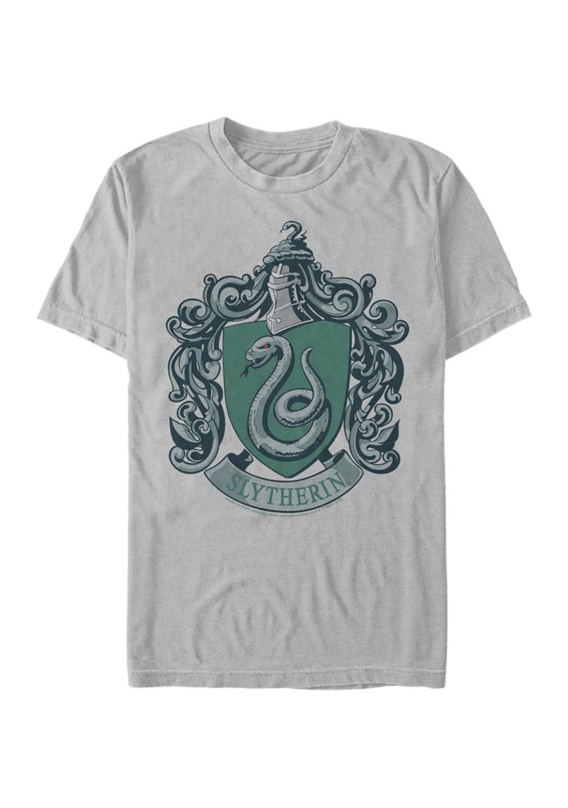 Mens Harry Potter Slytherin House Crest Graphic T-Shirt
