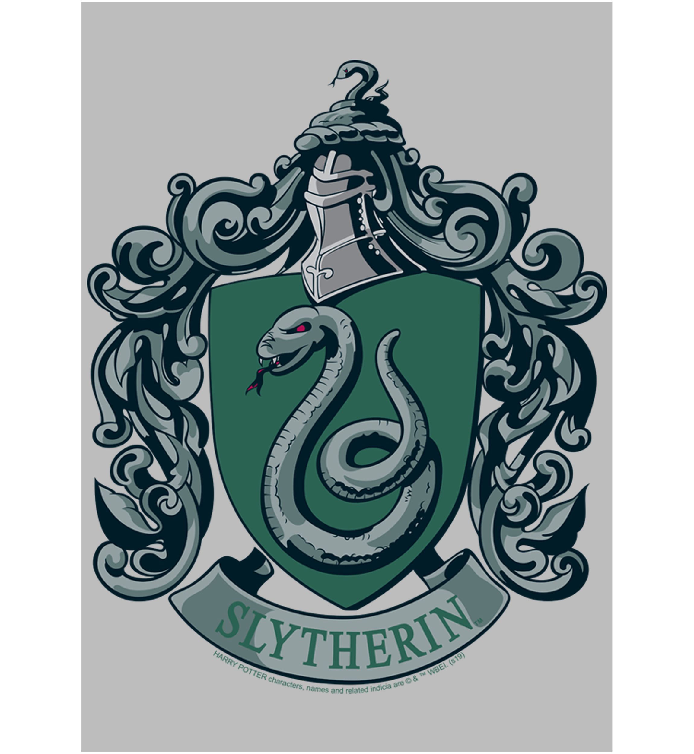 Mens Harry Potter Slytherin House Crest Graphic T-Shirt
