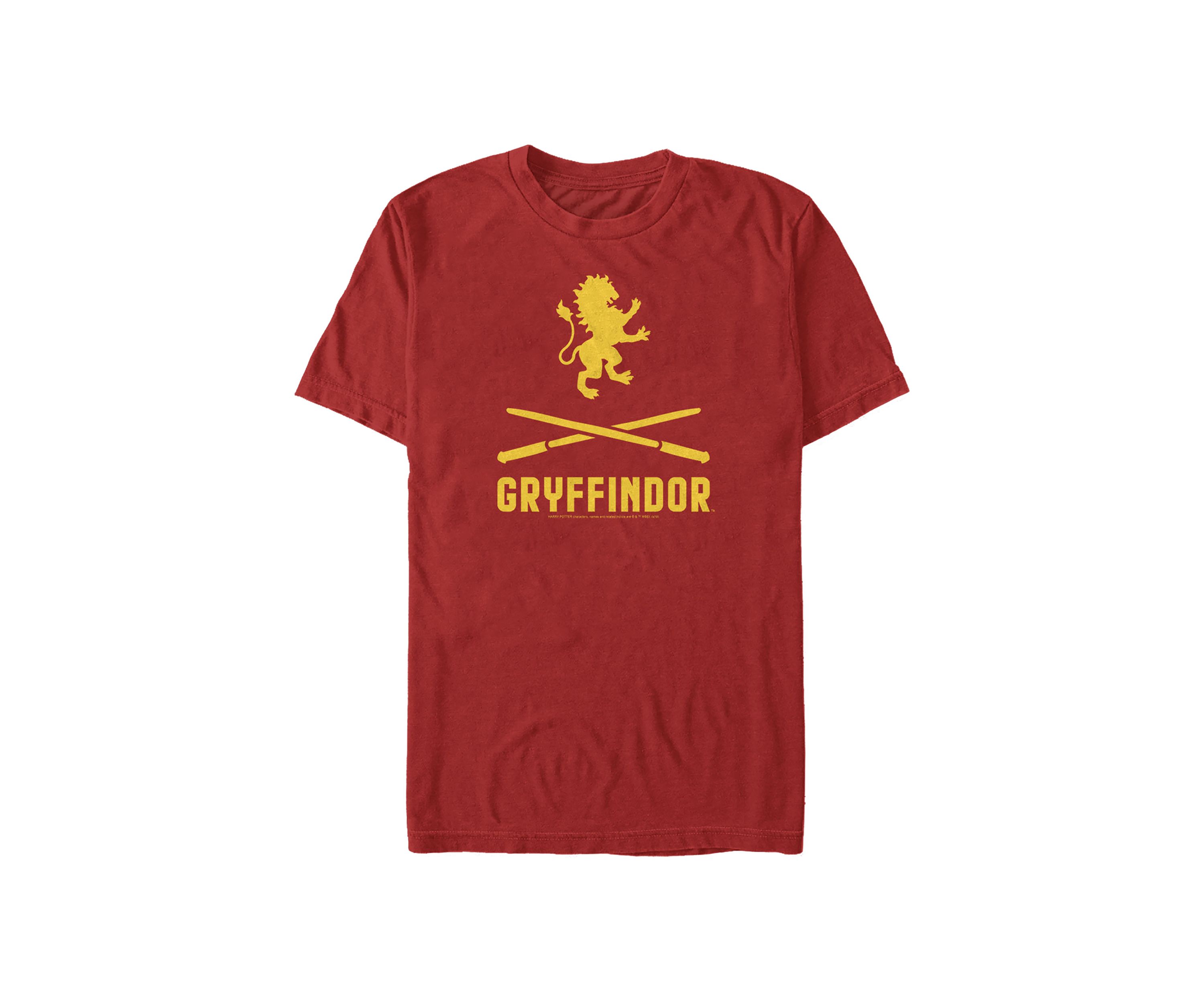 Harry Potter Gryffindor Icons Crossed Wands Graphic T-Shirt