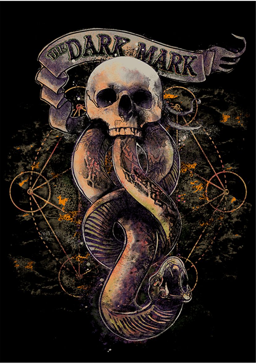 Harry Potter Skully Mark Graphic T-Shirt