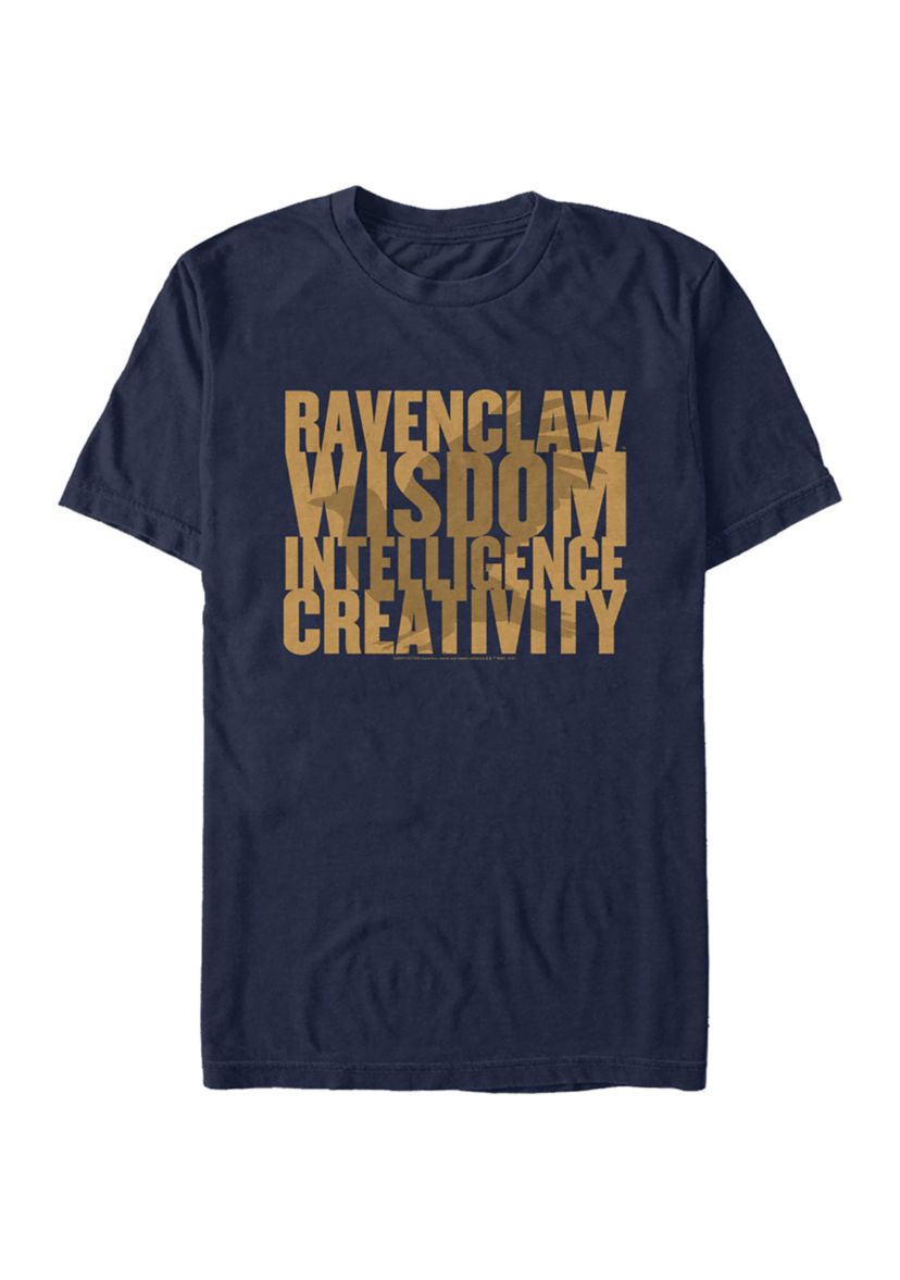 Harry Potter Ravenclaw House Words Graphic T-Shirt