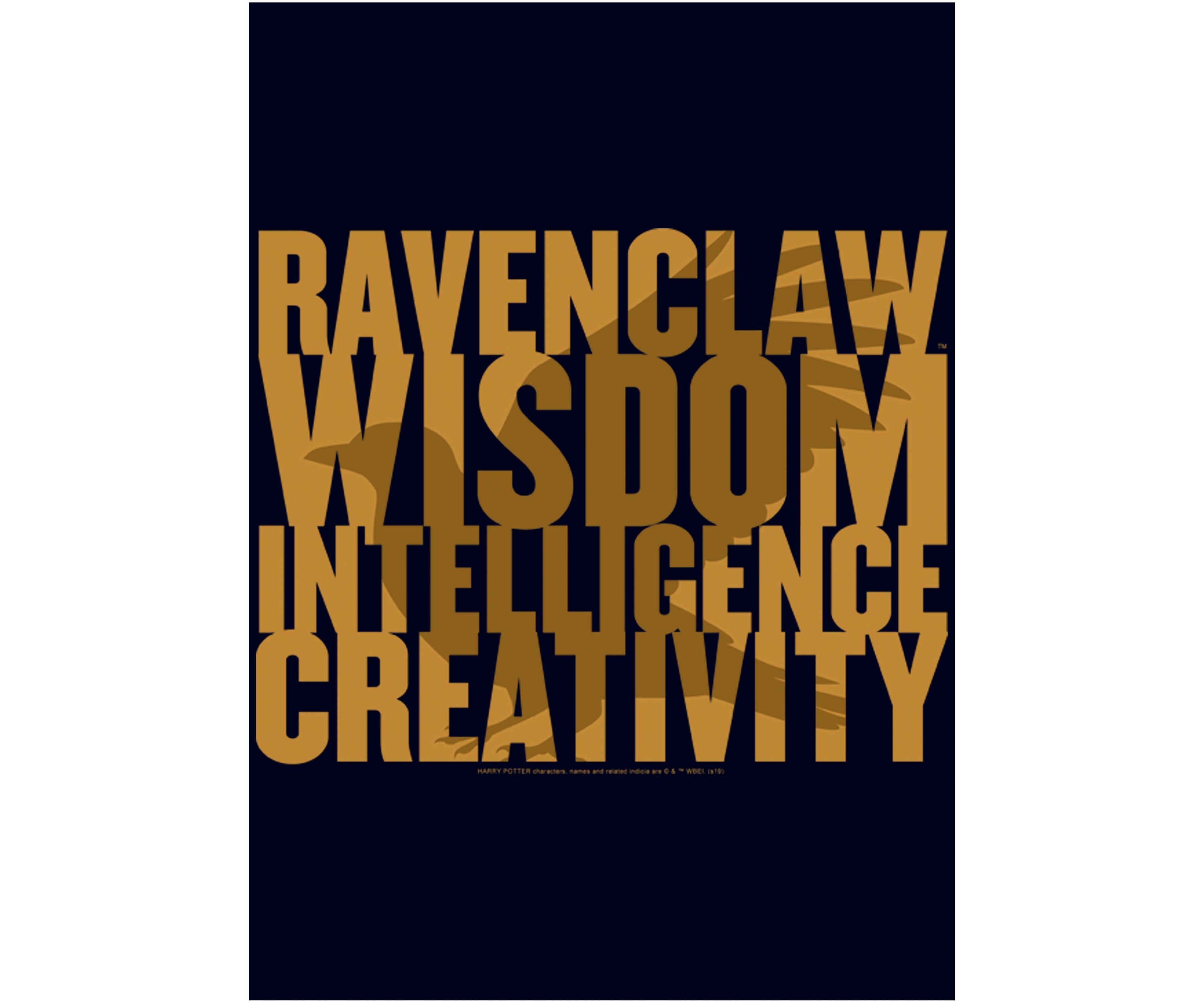 Harry Potter Ravenclaw House Words Graphic T-Shirt