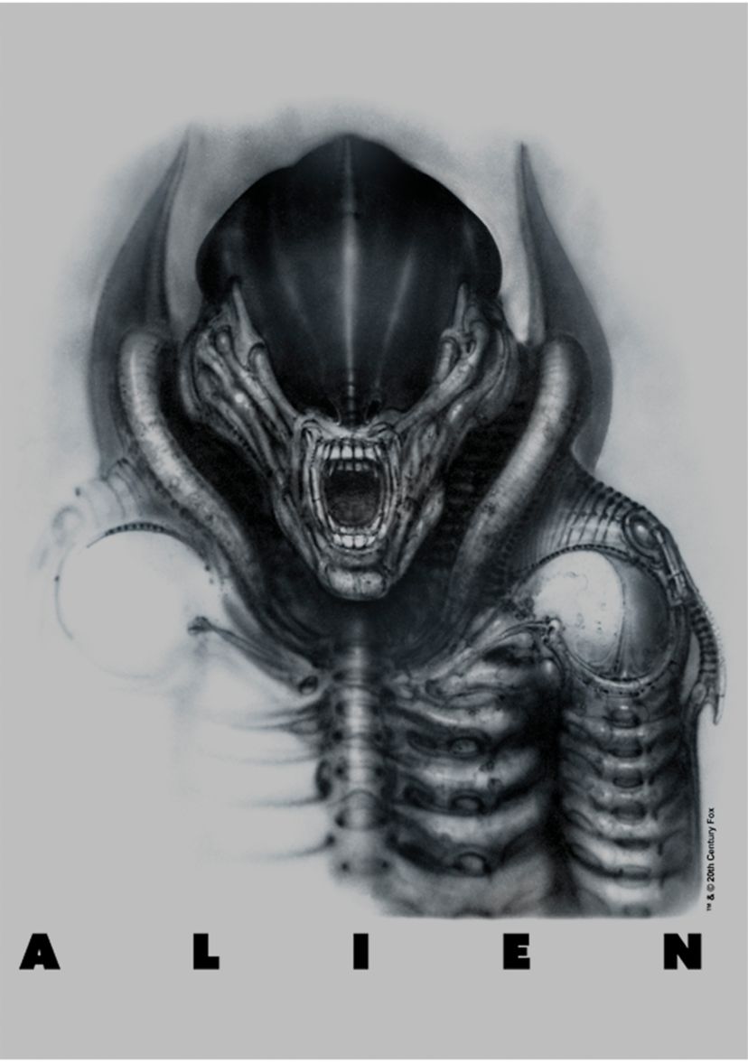 Alien Giger Alien Short Sleeve Graphic T-Shirt