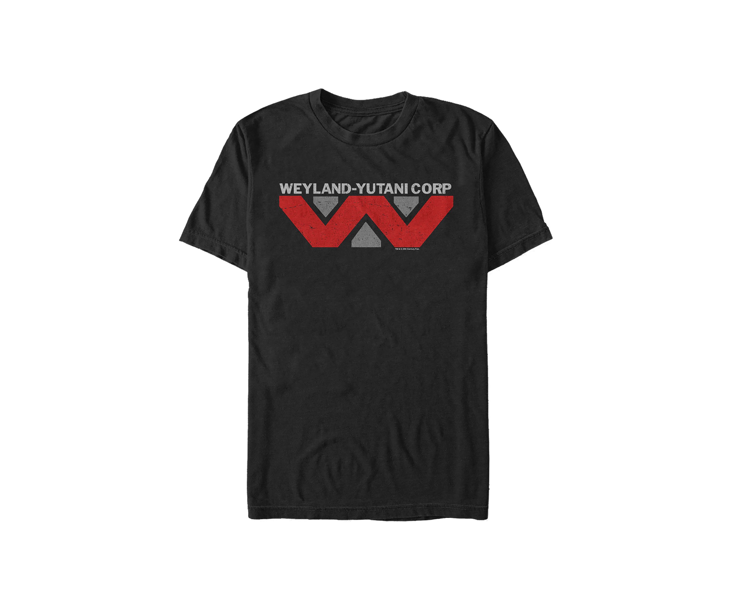 Alien Weyland Yutan Logo Short Sleeve Graphic T-Shirt