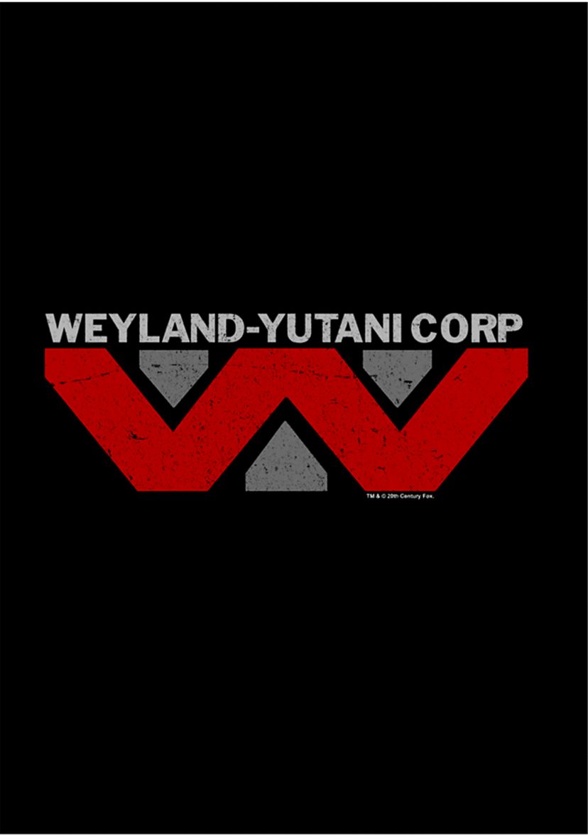 Alien Weyland Yutan Logo Short Sleeve Graphic T-Shirt