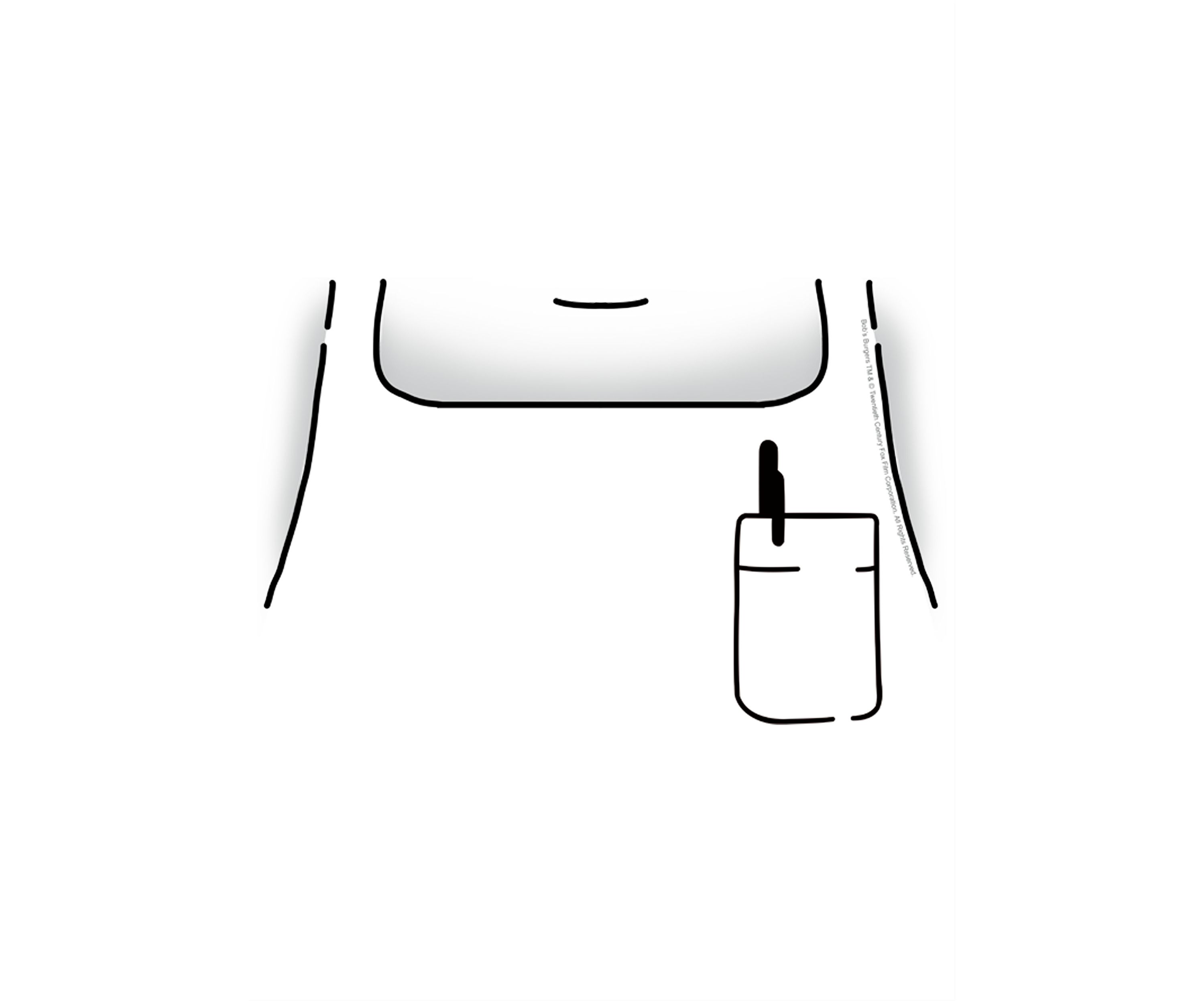 Bobs Burgers Bob Apron Short Sleeve Graphic T-Shirt
