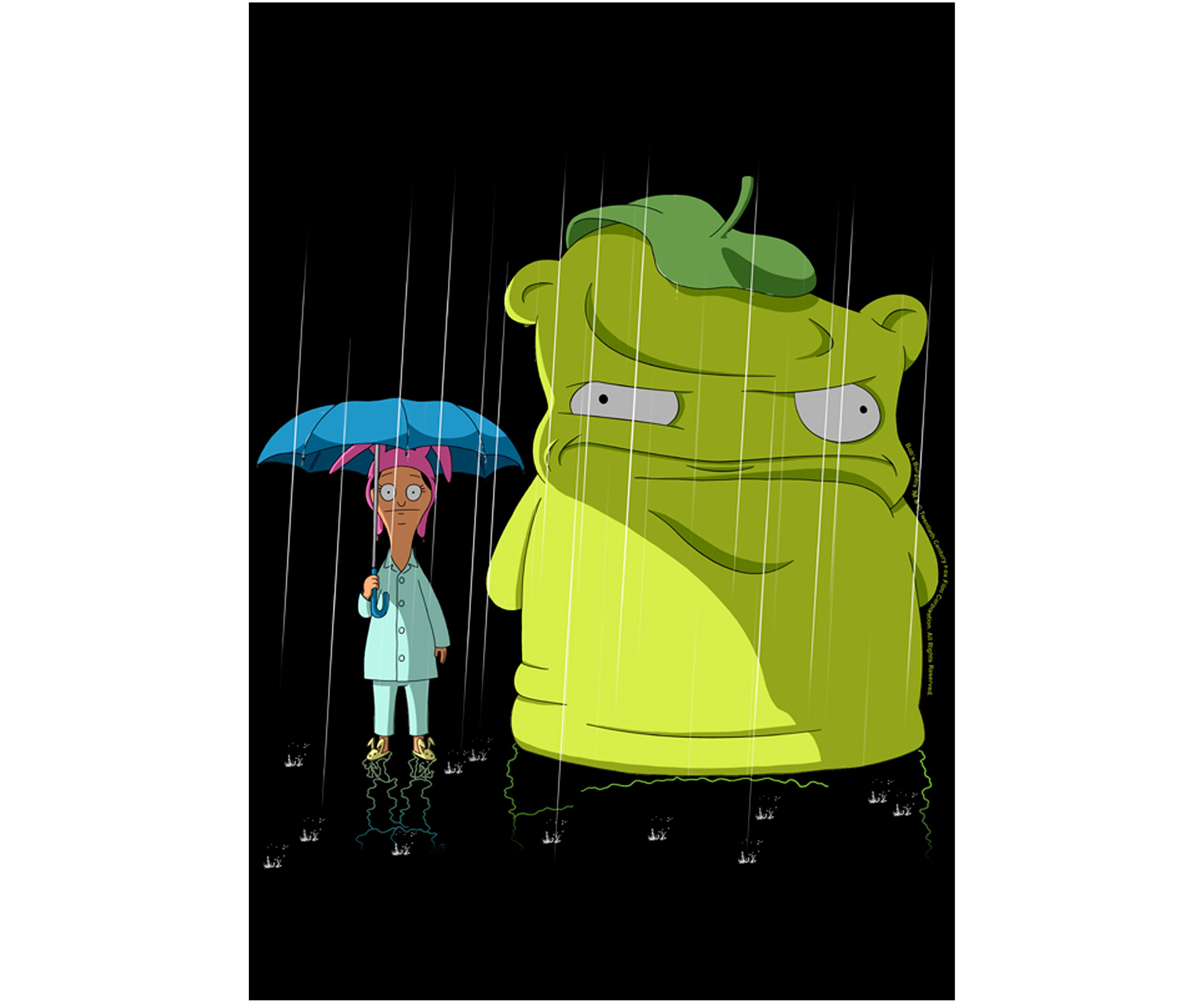 Bobs Burgers Kuchi Kopi-ro Short Sleeve Graphic T-Shirt