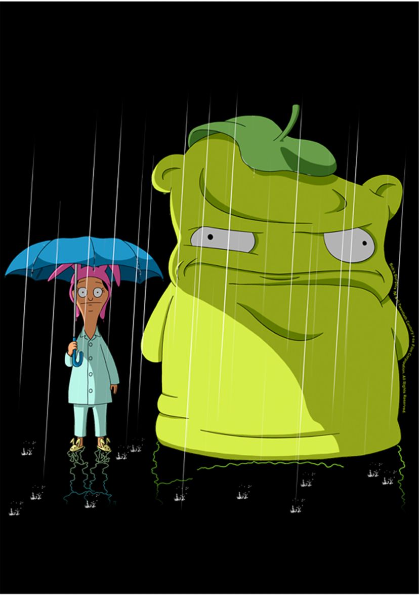 Bobs Burgers Kuchi Kopi-ro Short Sleeve Graphic T-Shirt