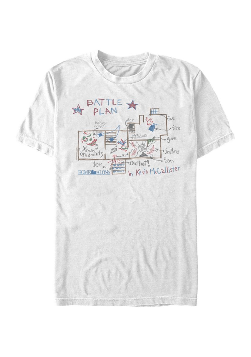 Home Alone Kevins Plan Short Sleeve Graphic T-Shirt