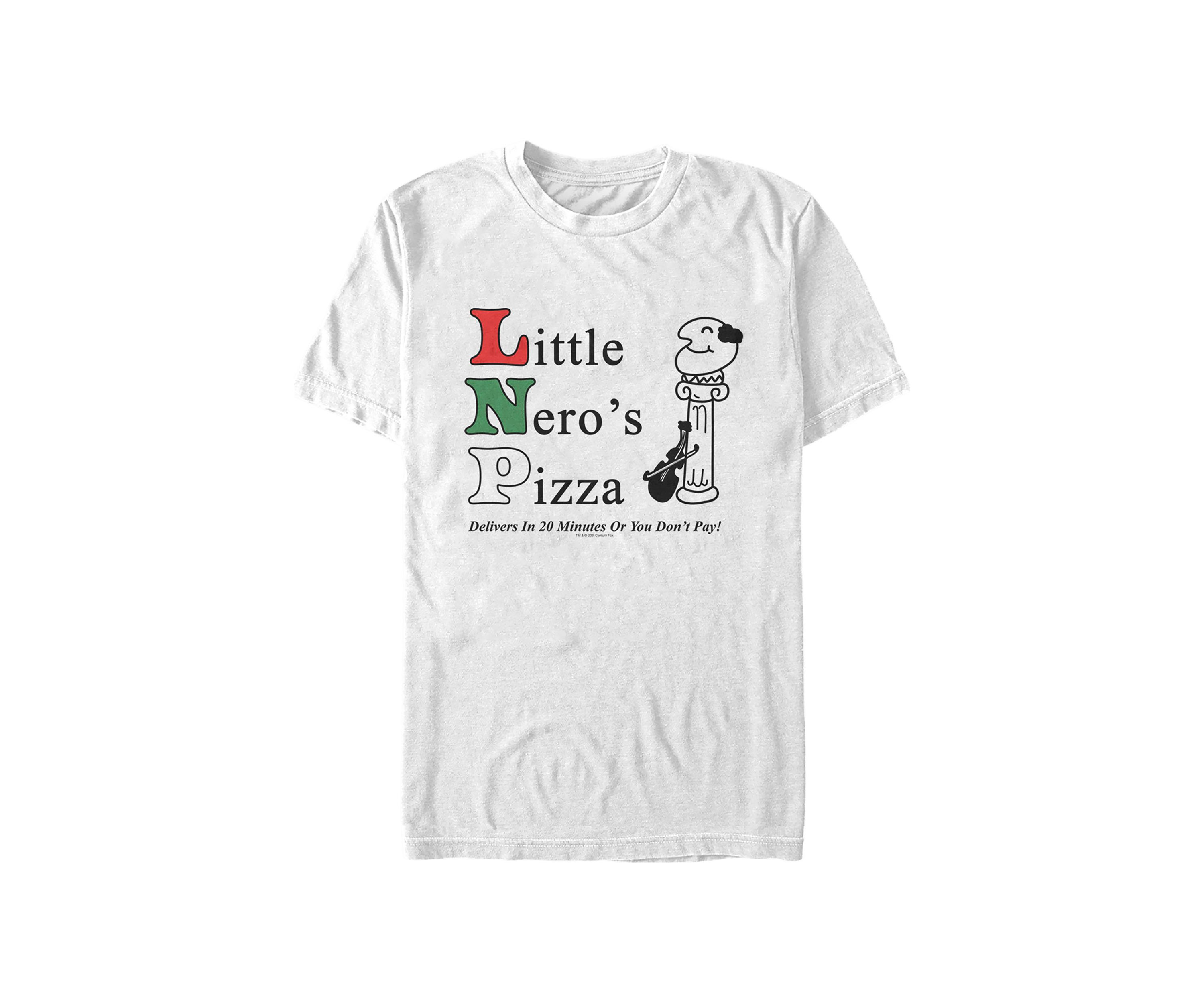 Home Alone Little Neros Pizza Short Sleeve Graphic T-Shirt