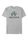 Office Space Initech Logo Short Sleeve Graphic T-Shirt