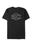 ESPN SportsCenter Circle Gray Short Sleeve Graphic T-Shirt