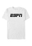 ESPN Black Logo Short Sleeve Graphic T-Shirt