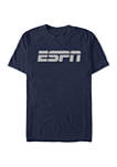 ESPN Black Logo Short Sleeve Graphic T-Shirt