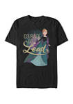 Frozen Anna Queen Short Sleeve Graphic T-Shirt