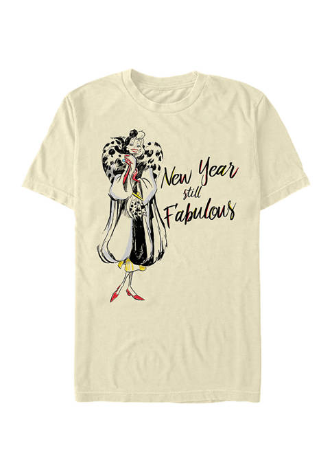 Disney® Villains Couture Cruella Short Sleeve Graphic T-Shirt