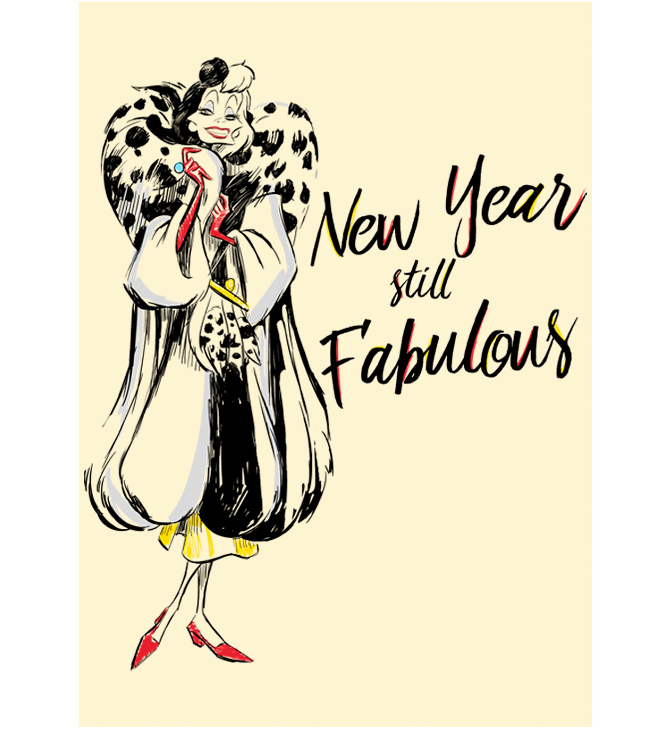 Disney® Villains Couture Cruella Short Sleeve Graphic T-Shirt