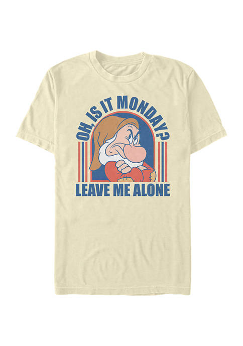 Disney® Princess Grumpy Monday Short Sleeve Graphic T-Shirt