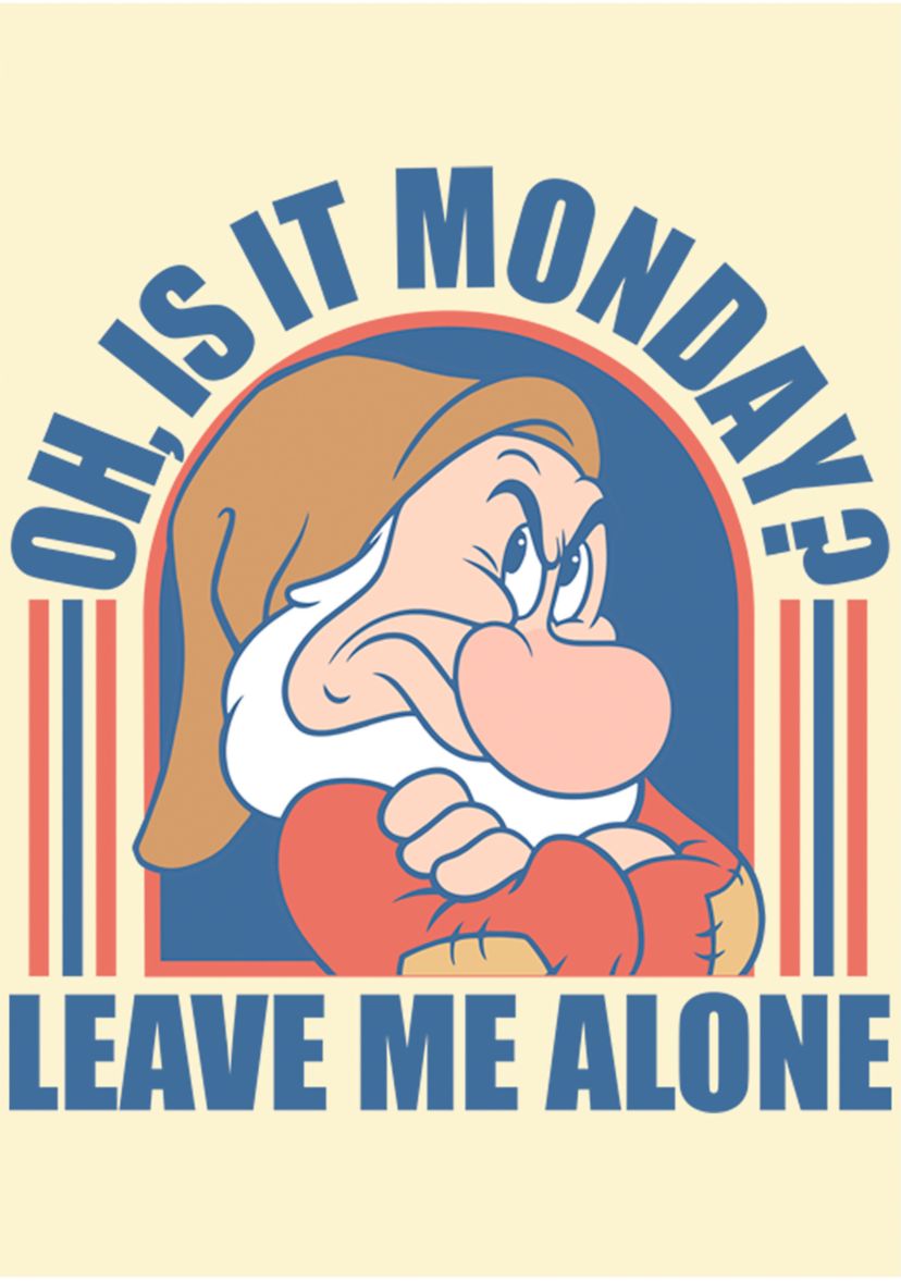 Disney® Princess Grumpy Monday Short Sleeve Graphic T-Shirt