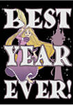 Disney® Princess Rapunzel Best Year Short Sleeve Graphic T-Shirt
