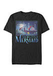Disney Princess Little Mermaid Title Short Sleeve Graphic T-Shirt