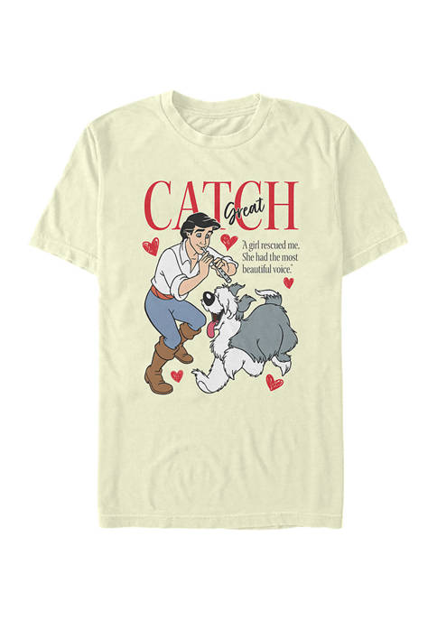Disney Princess Great Catch Short Sleeve Graphic T-Shirt