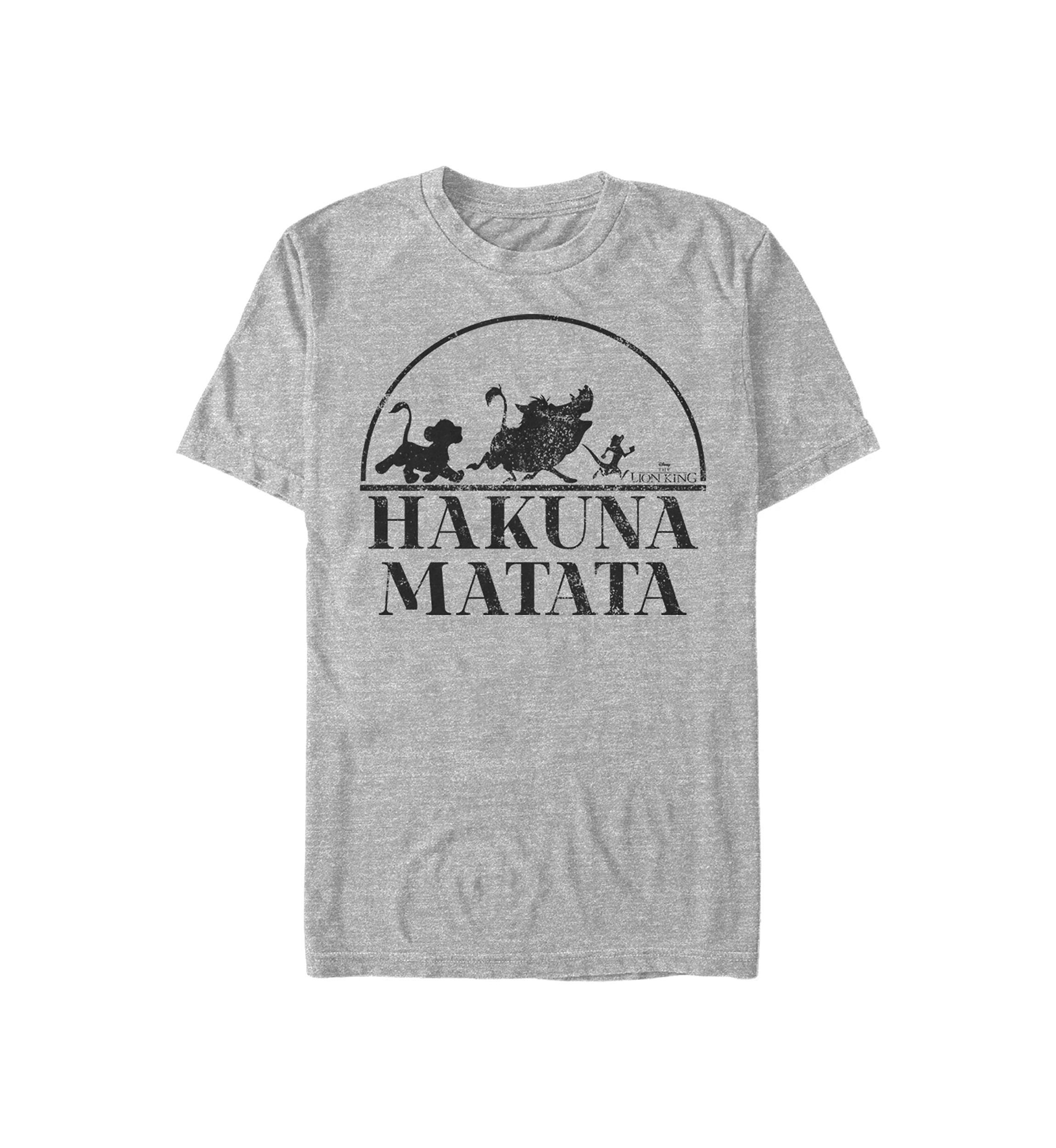 Lion King Hakuna Serif Short Sleeve Graphic T-Shirt