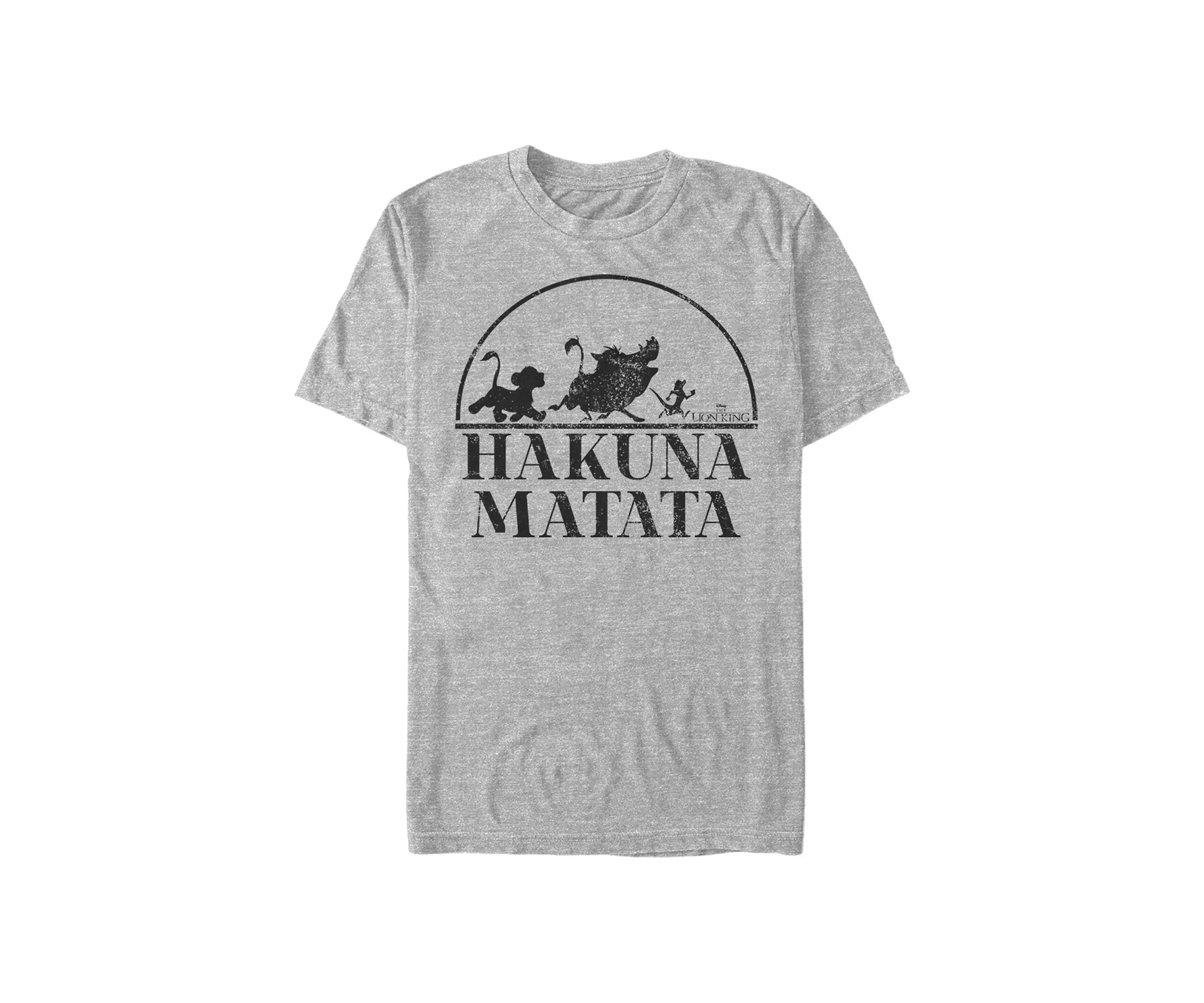 Lion King Hakuna Serif Short Sleeve Graphic T-Shirt