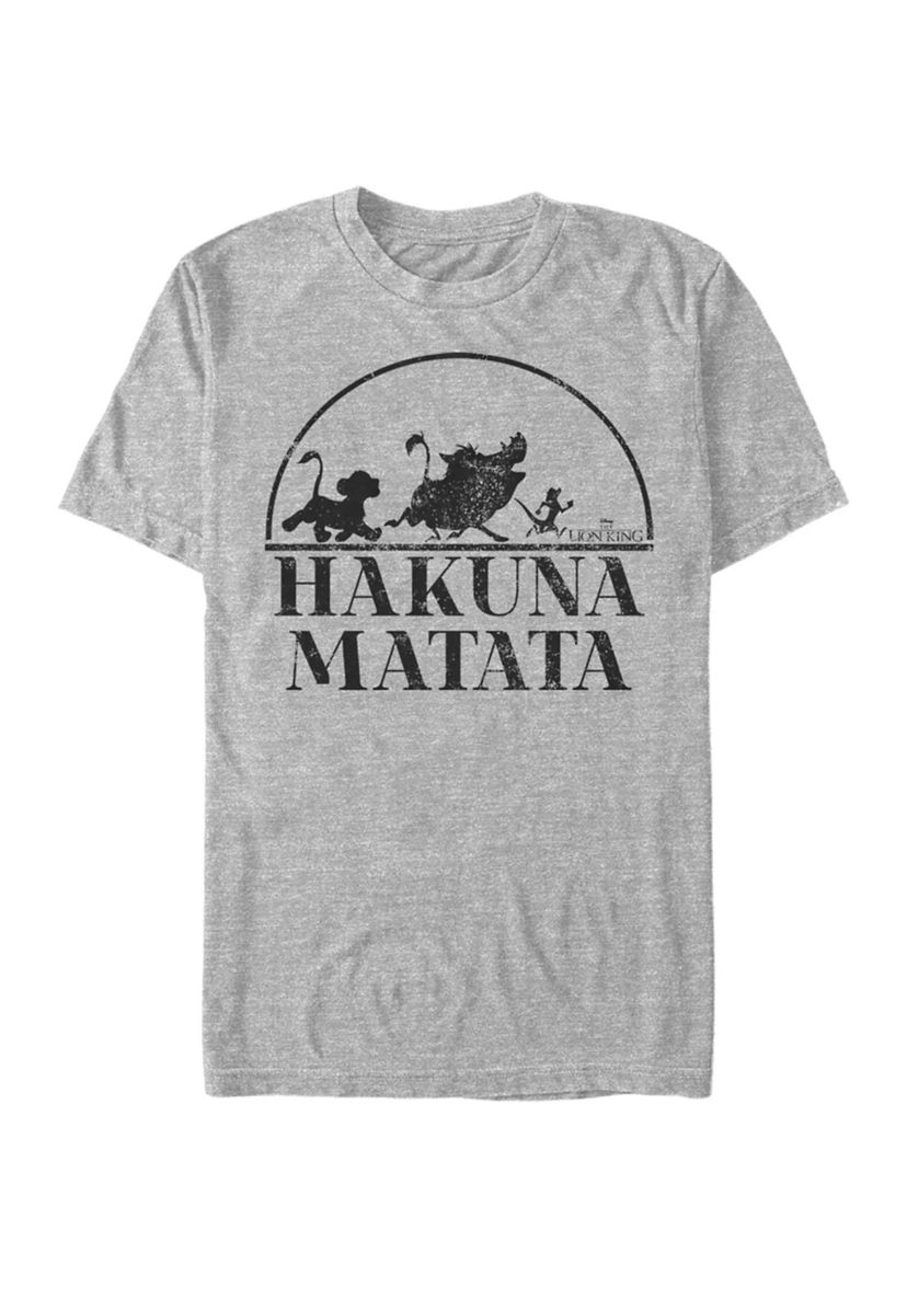 Lion King Hakuna Serif Short Sleeve Graphic T-Shirt