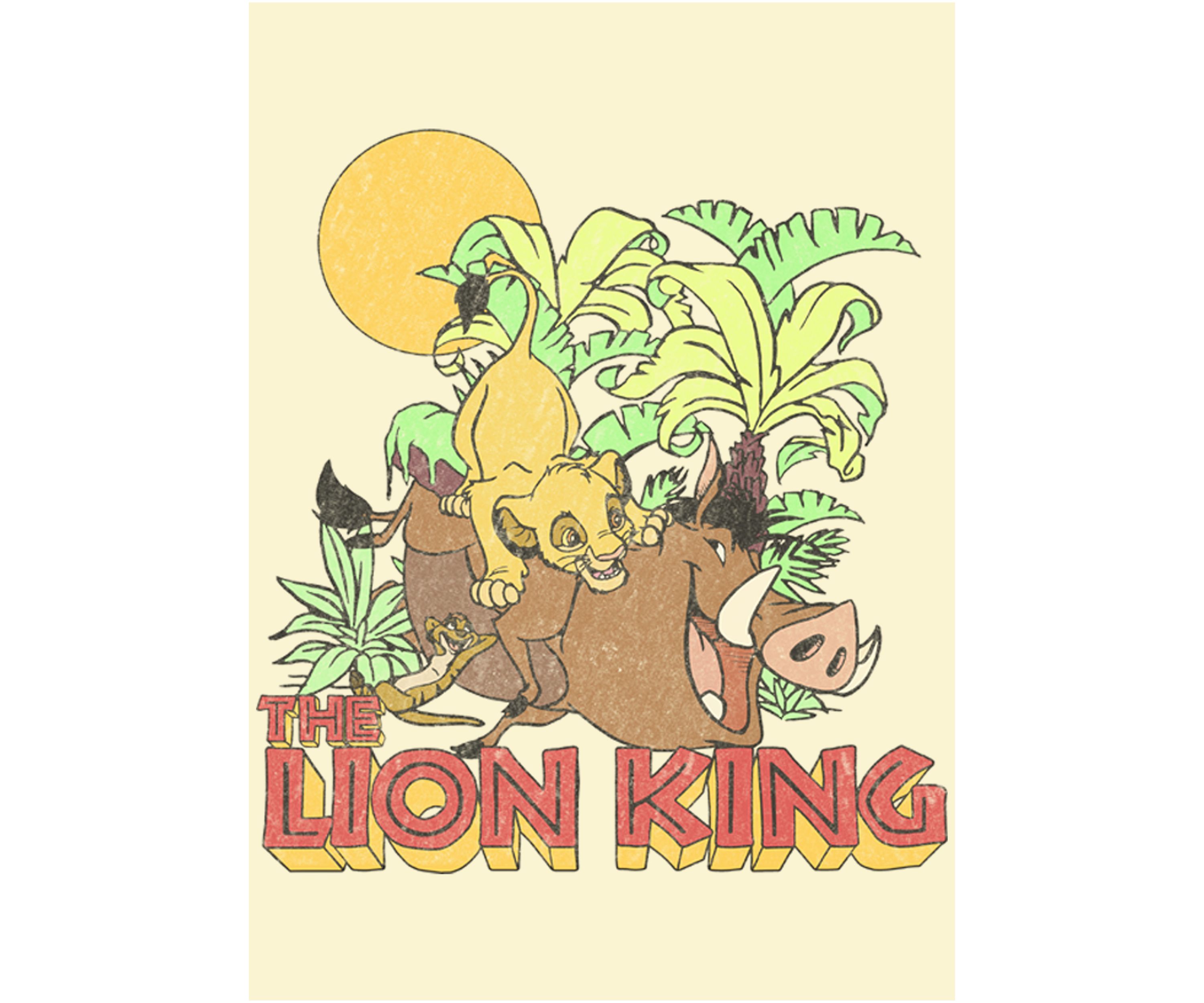 Lion King Jungle Play Short Sleeve Graphic T-Shirt