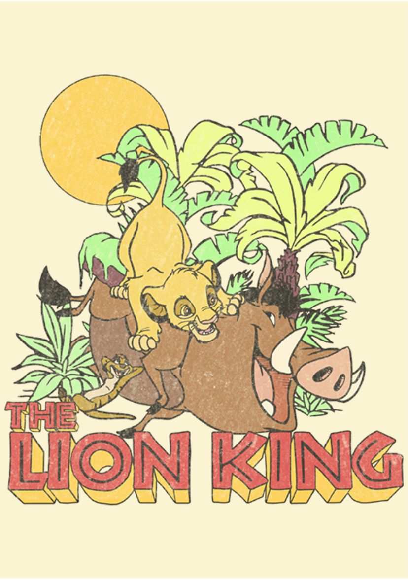 Lion King Jungle Play Short Sleeve Graphic T-Shirt